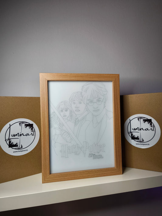 Cadre Lumineux LED - Harry Potter