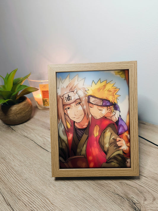 Cadre Lumineux LED - JIRAYA NARUTO