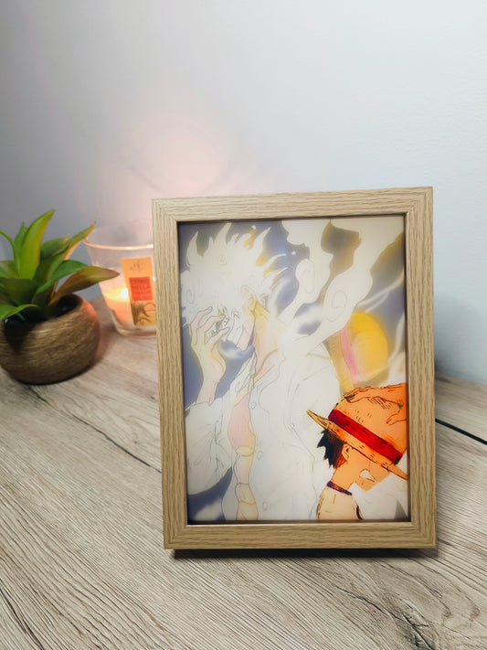 Cadre Lumineux LED LUFFY GEAR 5
